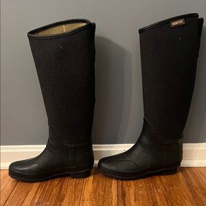 Hunter Classic Black Knee-High Boots